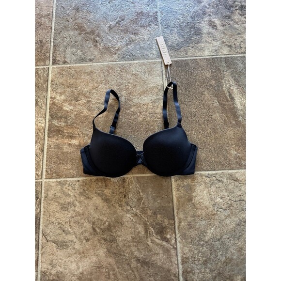 Skims Fits Everybody Push-up Demi Bra Onyx 30B - Picture 1 of 6